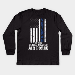 Veteran of the United States US Air Force t-shirt Kids Long Sleeve T-Shirt